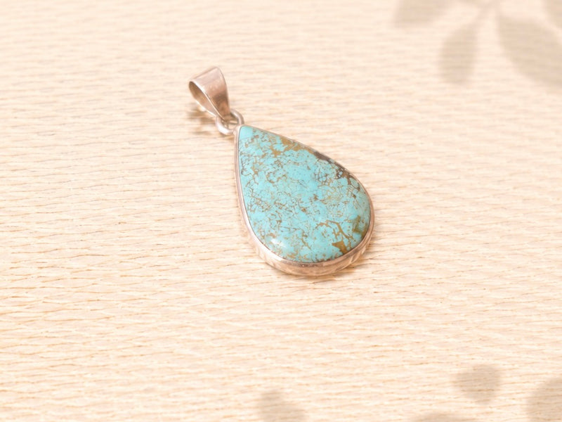 ARGENT Pendentif en argent avec turquoise vintage