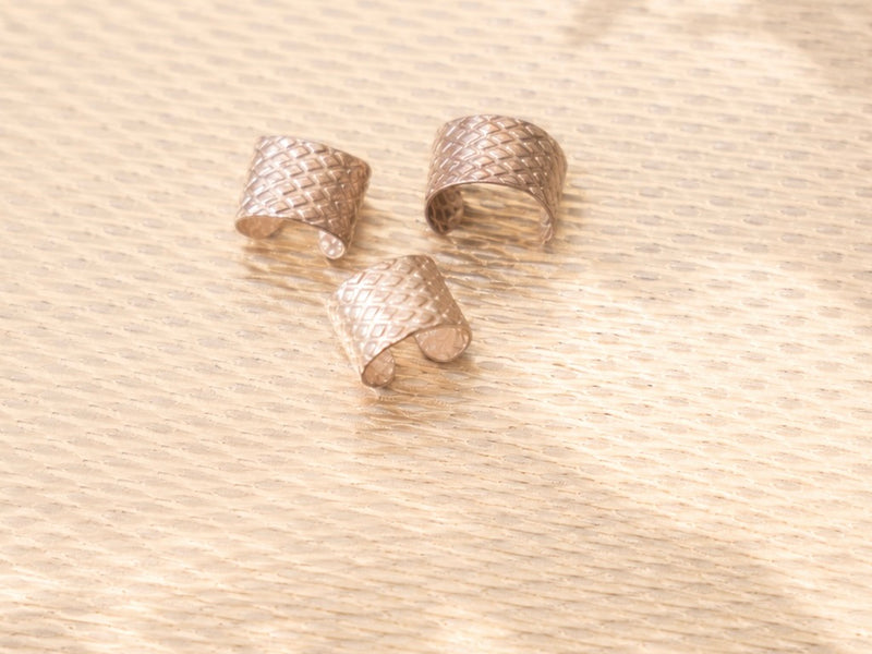 ARGENT Bague de pied en argent