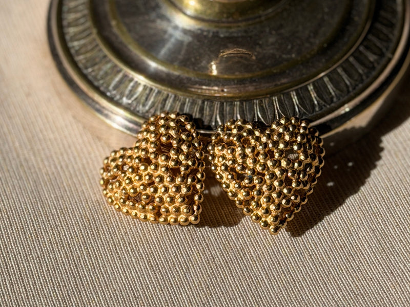 BALENCIAGA Boucle à clip cœur
