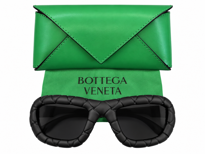 BOTTEGA VENETA Lunette de soleil Intrecciato