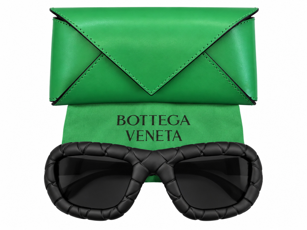 BOTTEGA VENETA Lunette de soleil Intrecciato