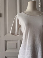YVES SAINT LAURENT t shirt blanc vintage 42