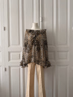 VINTAGE Y2K leopard print blouse taille 46