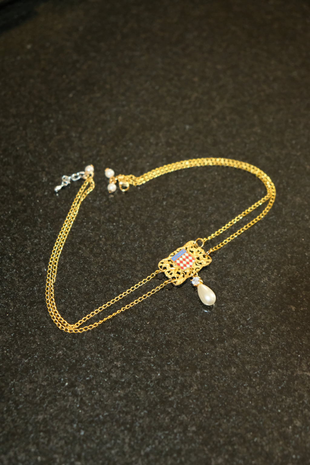 Collier Ras de cou ☀️ Monaco - Collection le Train Bleu