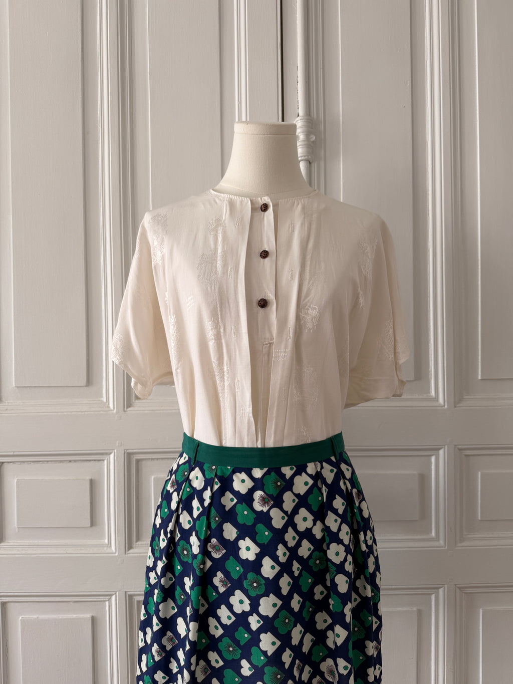 CLAUDIE PIERLOT jupe à motif taille 36
