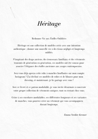 Patron de Couture- Collection Héritage- Bilingue FR/EN - Plus de 12 options pour une garde robe unique ✨