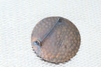 BRONZE Jean AUGIS Broche art déco en bronze émaillé comme des perles