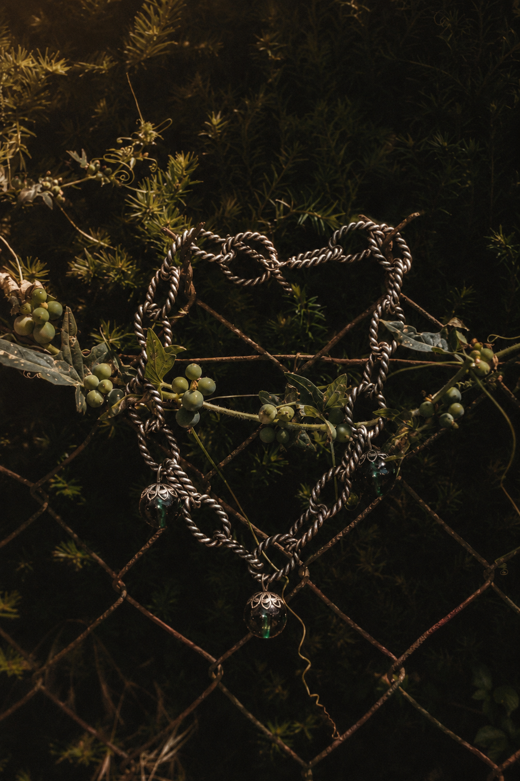 VINTAGE collier argent et perles vestes ras de cou