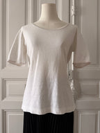YVES SAINT LAURENT t shirt blanc vintage 42