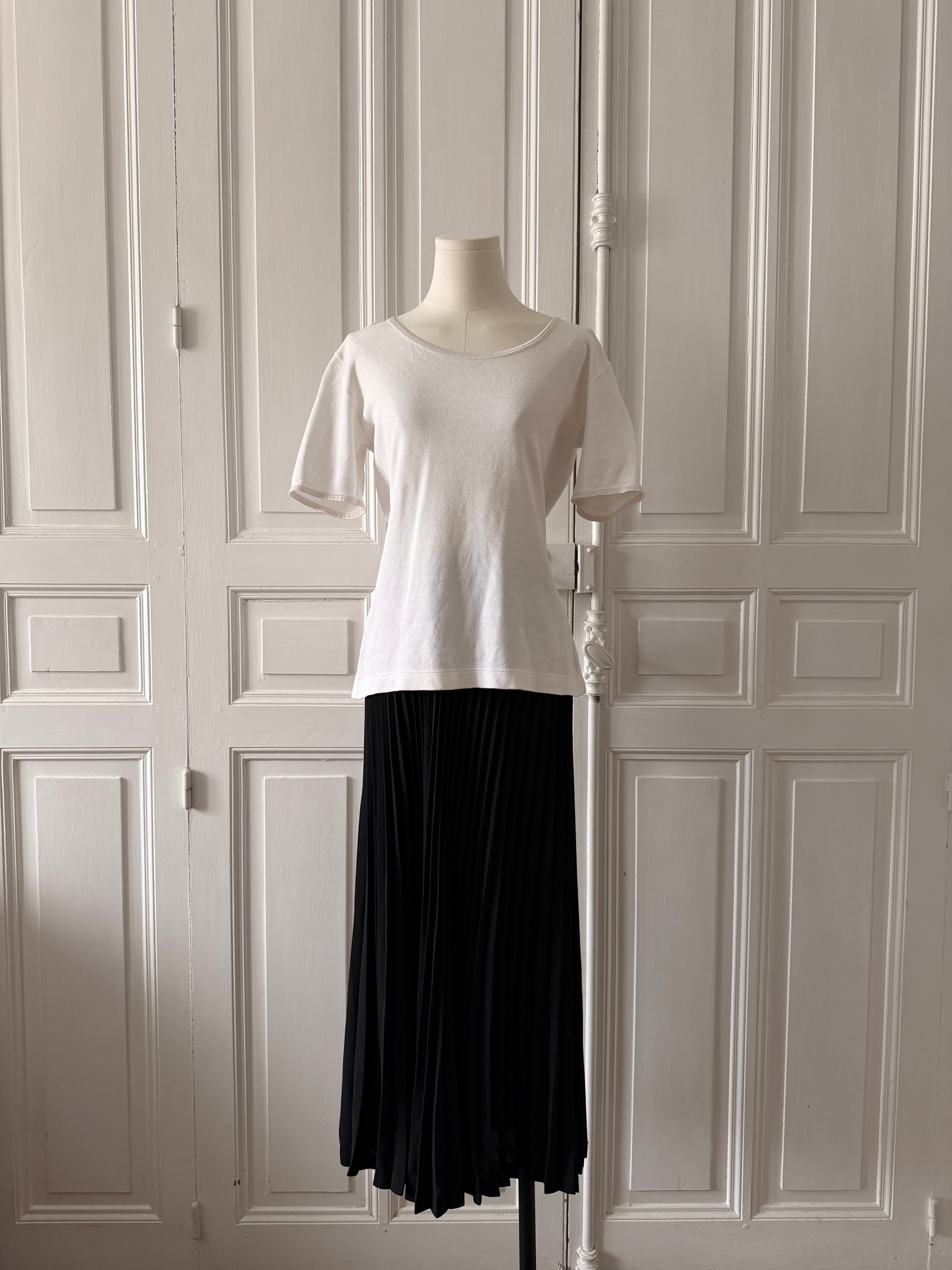 YVES SAINT LAURENT t shirt blanc vintage 42