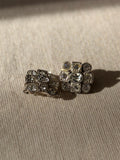 BALENCIAGA Clips argentés strass