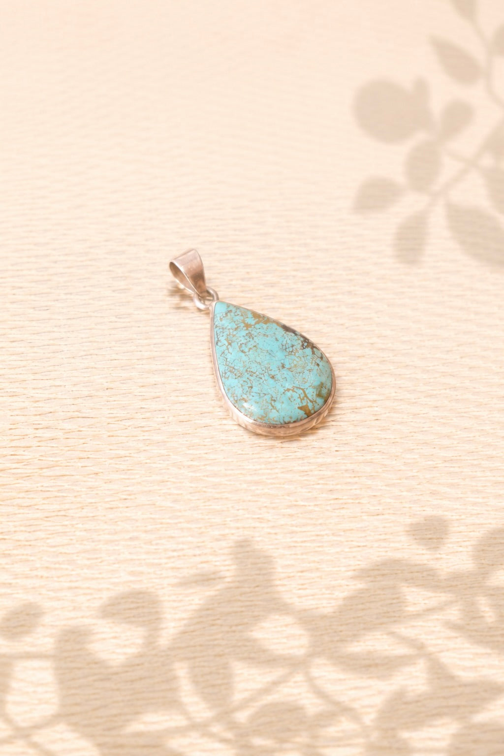 ARGENT Pendentif en argent avec turquoise vintage