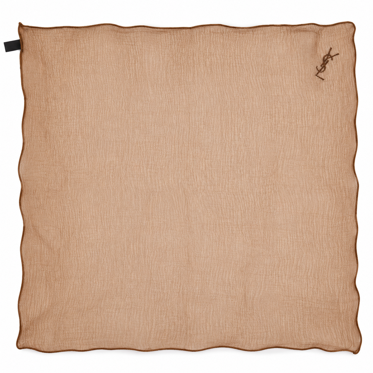 YSL Petit foulard sable en soie