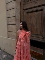 GIAMBATTISTA VALLI Robe en soie à volants