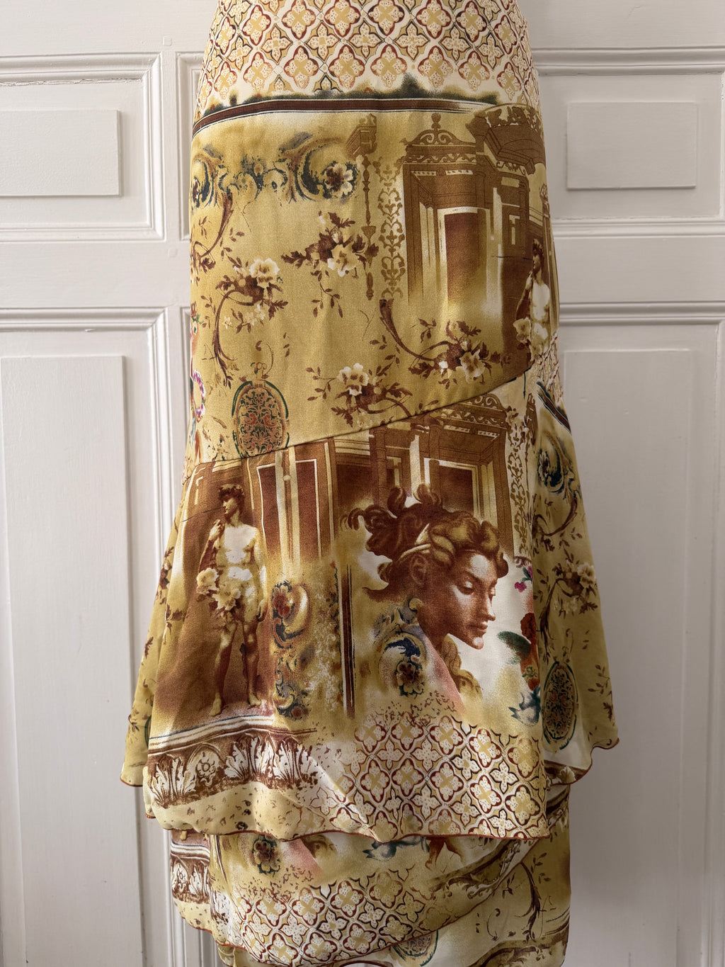 Y2K robe mousseline doublée XL