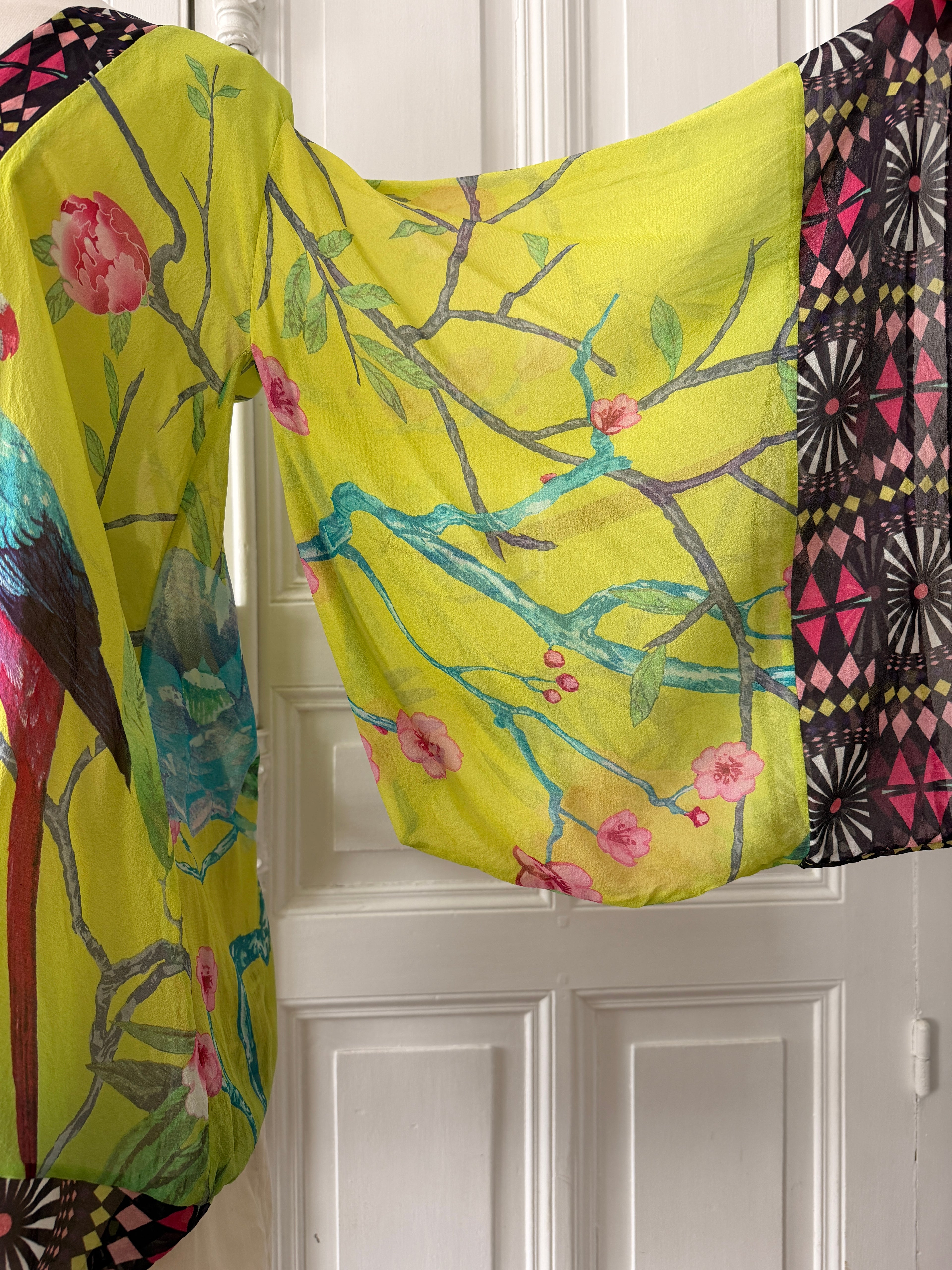 MATTHEW WILLIAMSON FOR H&M Top en soie multicolore taille 40