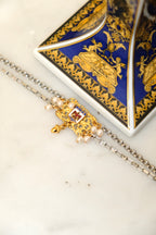 EMMA VERDIER KREMER- Collier Ras de cou ☀️ Nice- Collection le Train Bleu