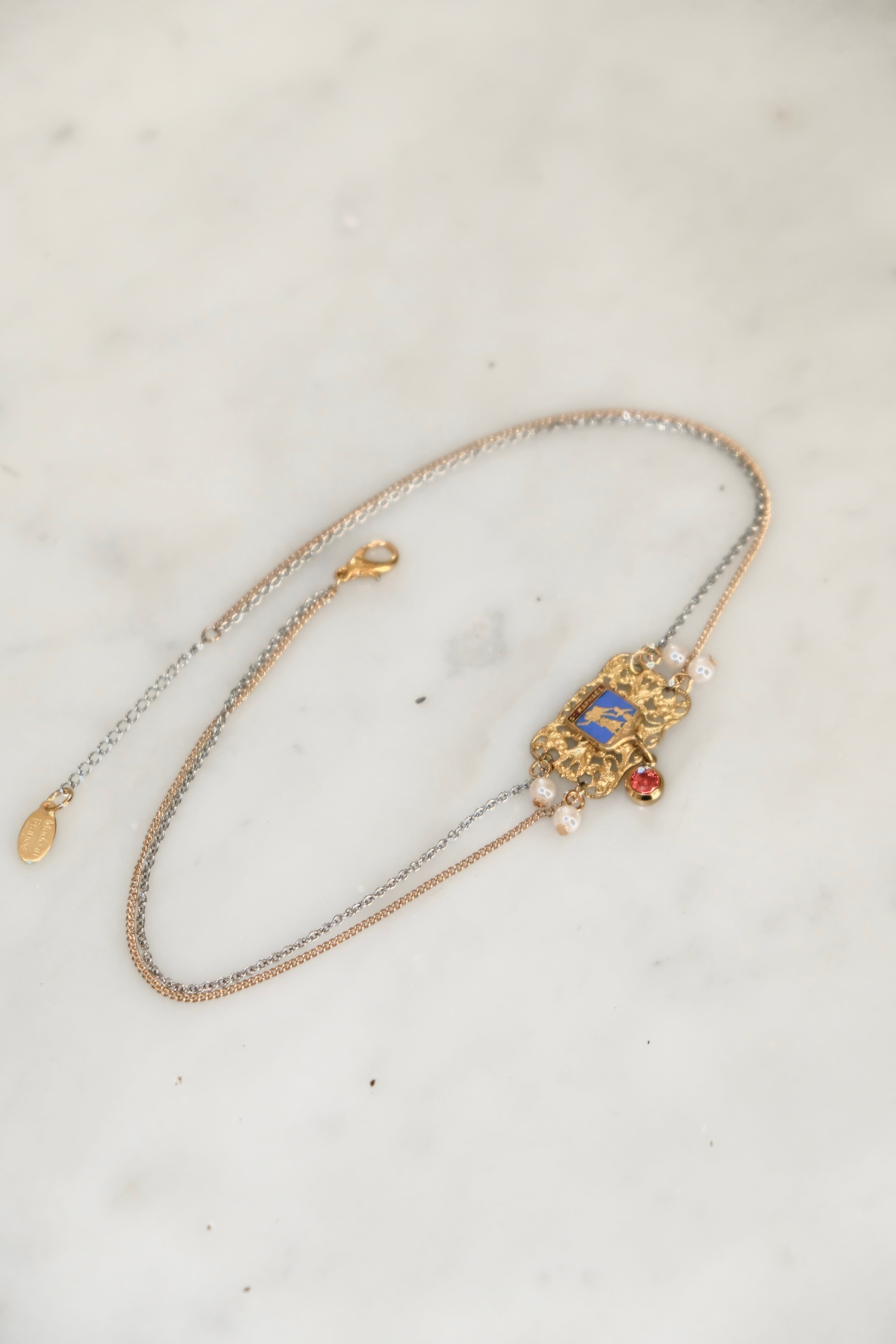 Collier Ras de cou ☀️ Saint-Raphaël- Collection le Train Bleu
