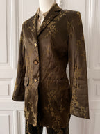 VINTAGE Y2K Ensemble tailleur veste pantalon Briefing taille 38