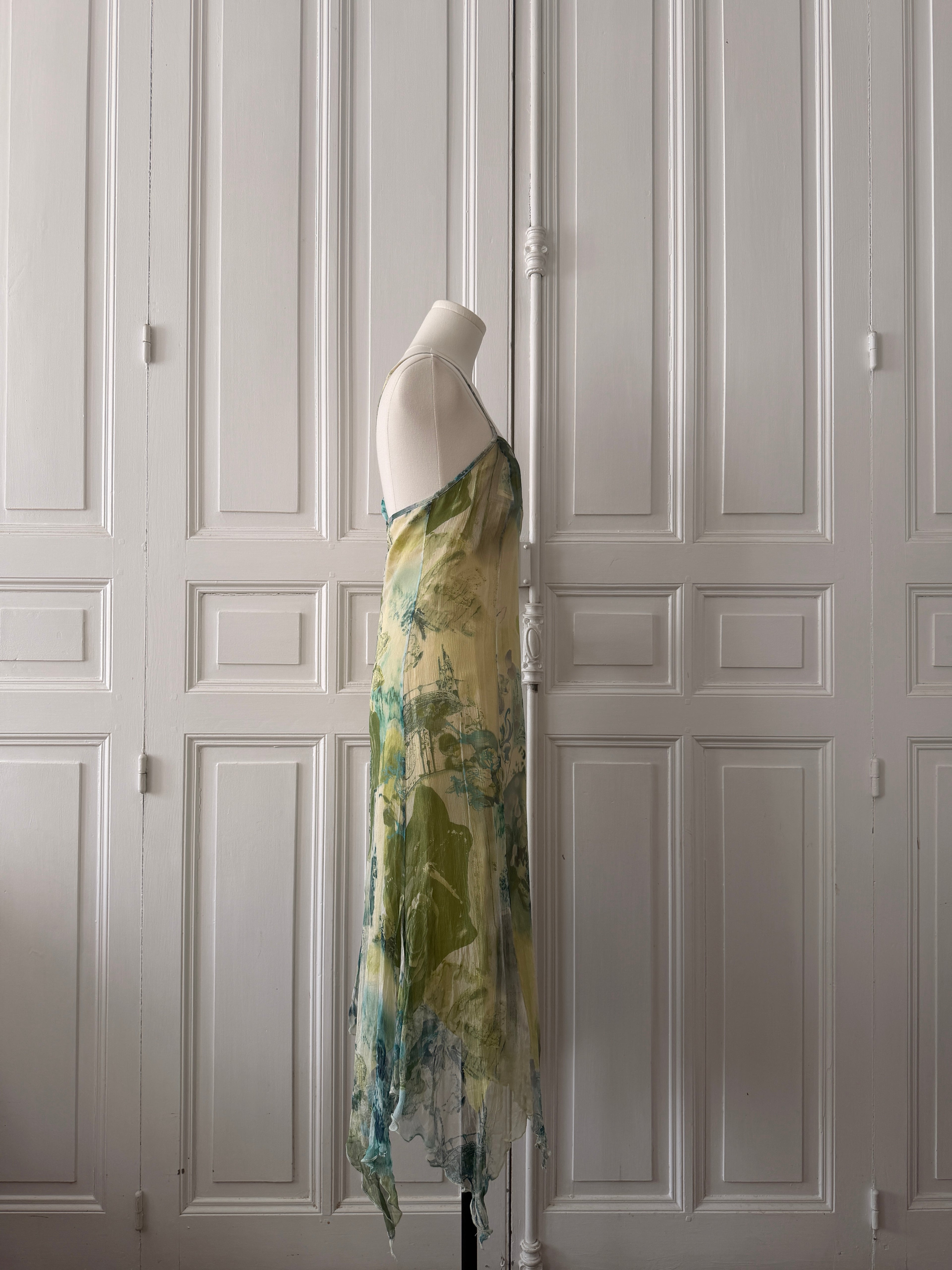 Y2K VINTAGE silk dress taille 40
