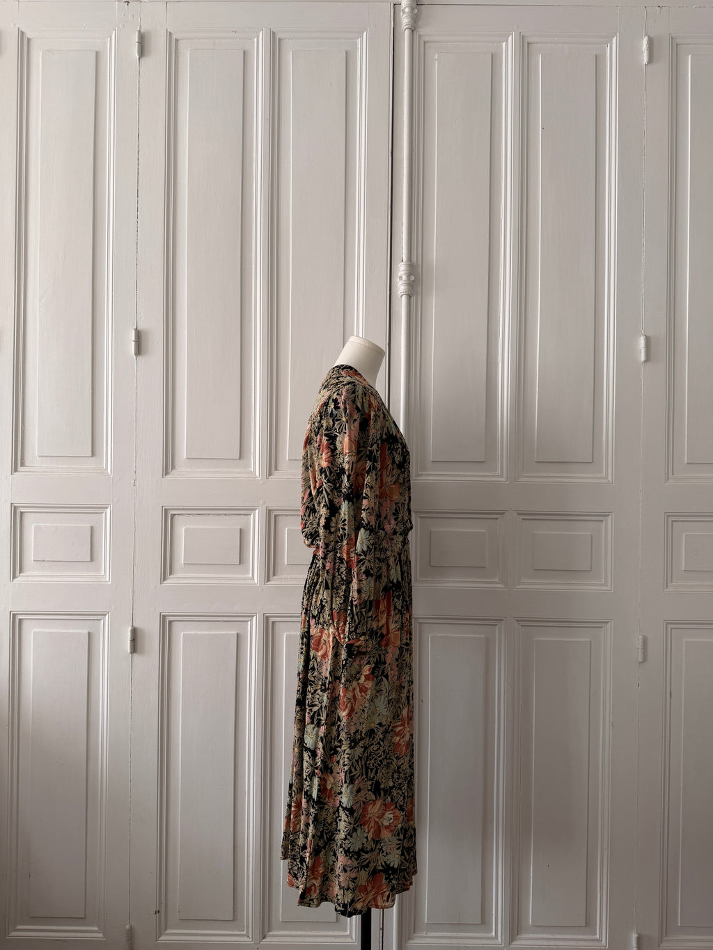 VINTAGE robe 90s imprimé fleuri taille 38