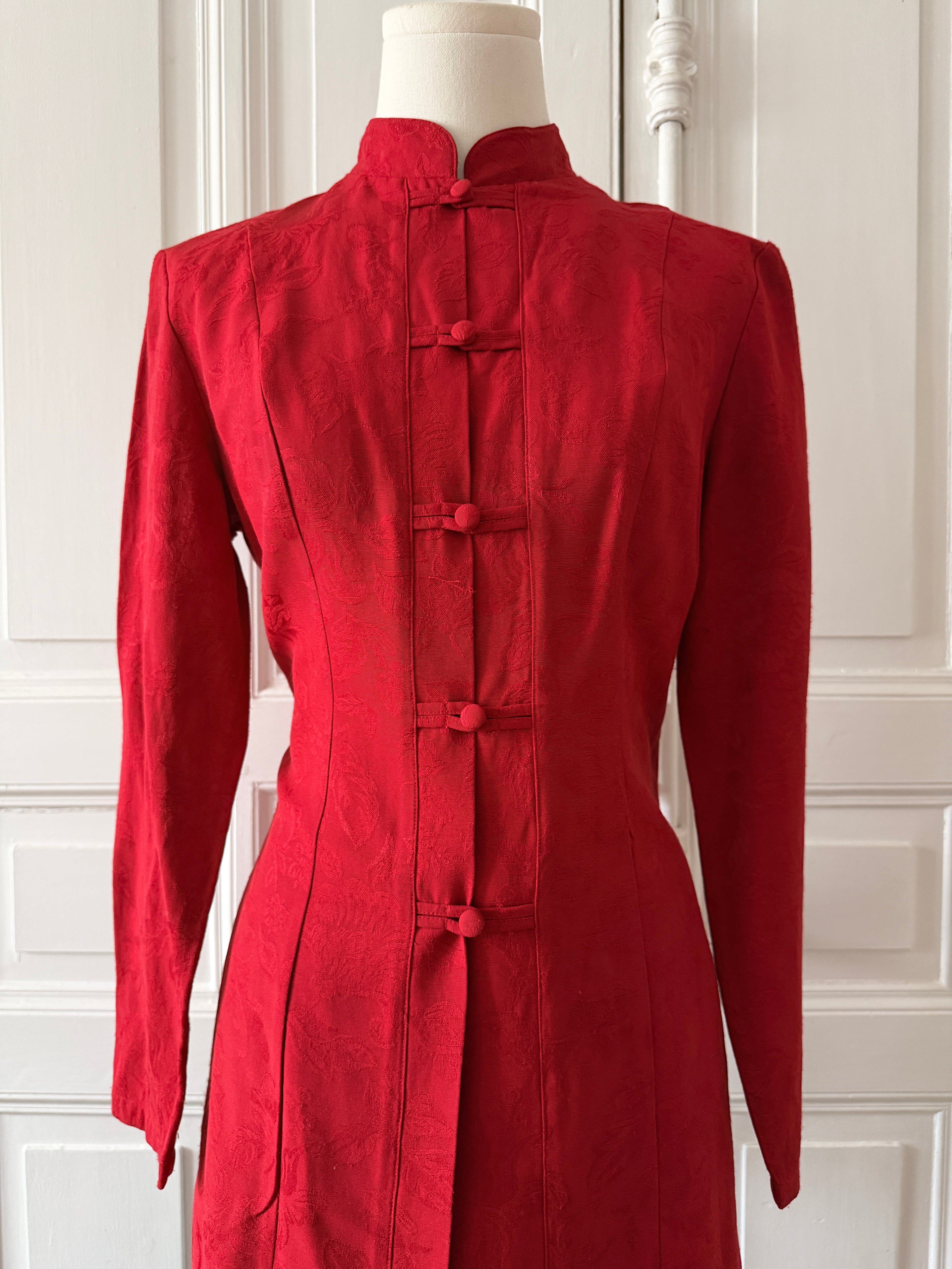 Y2K Vintage 1 2 3 veste Brandebourg taille 38 style japonisant