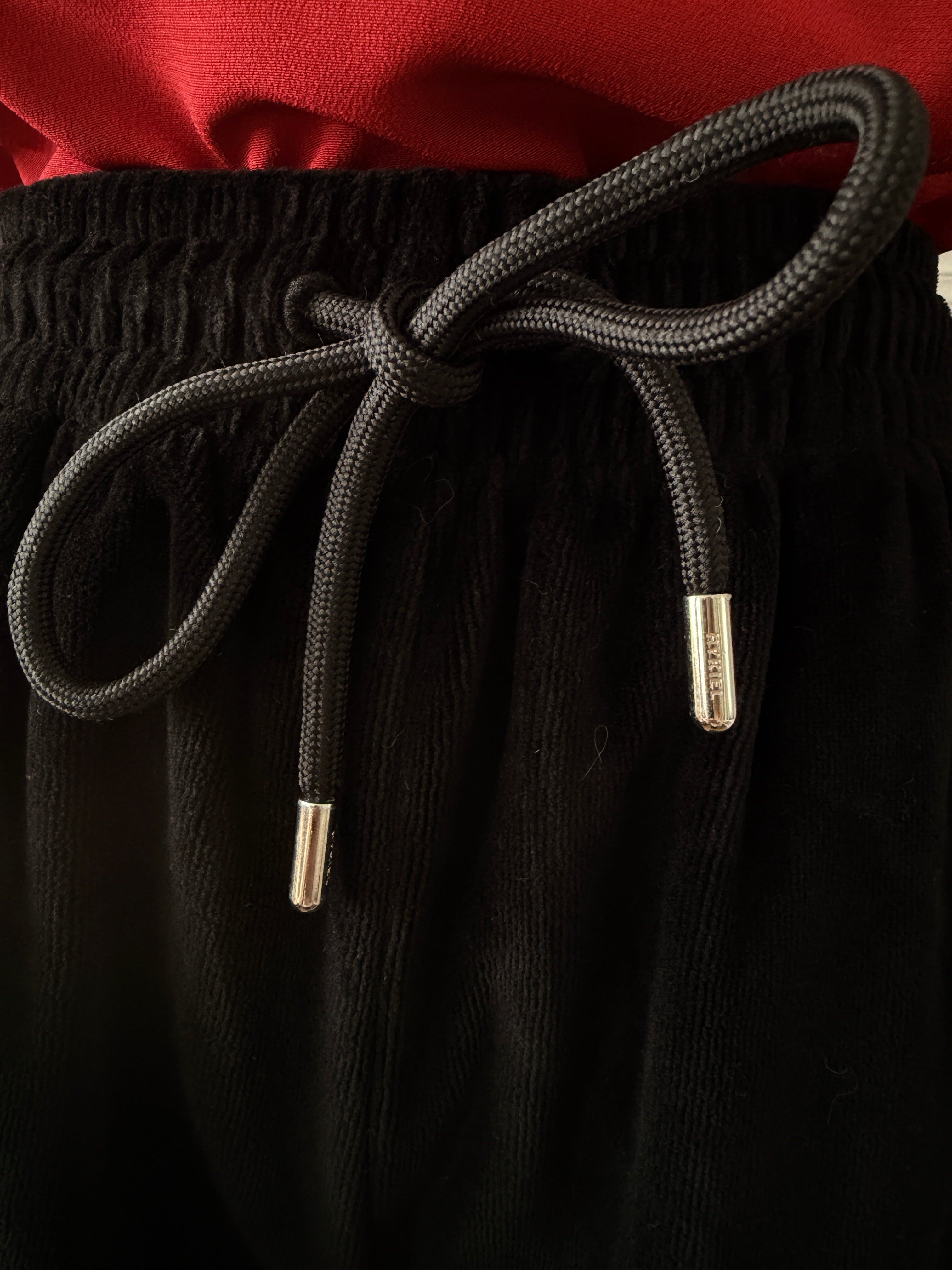 SONIA RYKIEL short en velours noir taille M