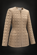 CHRISTIAN DIOR Veste en soie surpiquée par Gianfranco Ferré