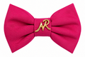 NINA RICCI barrette noeud vintage rose fuchsia