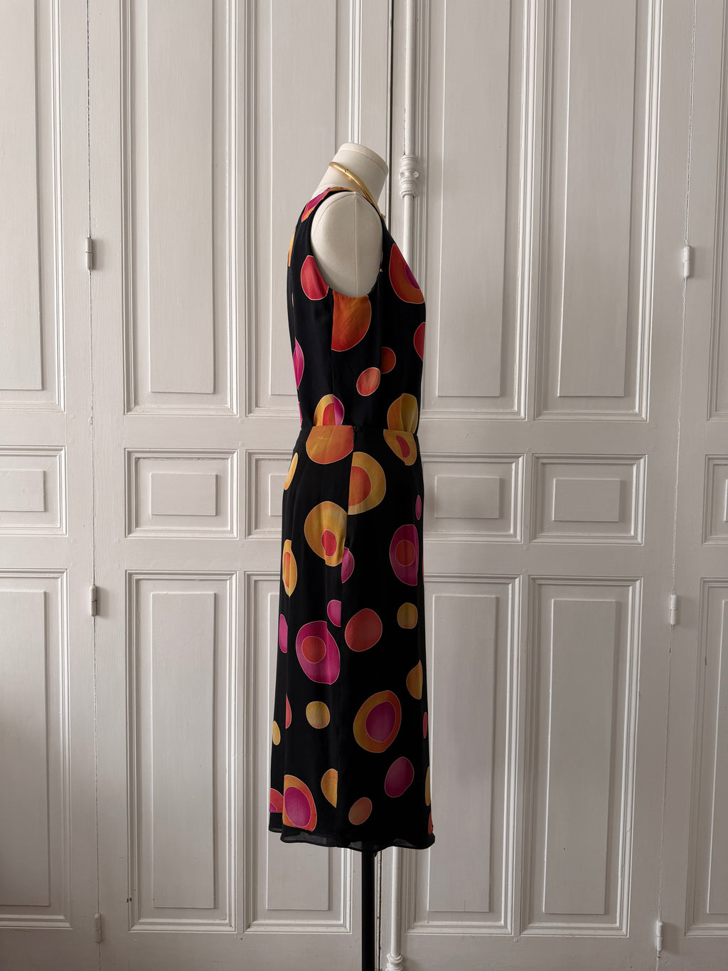 LOUIS FÉRAUD Ensemble top et jupe en soie taille 38