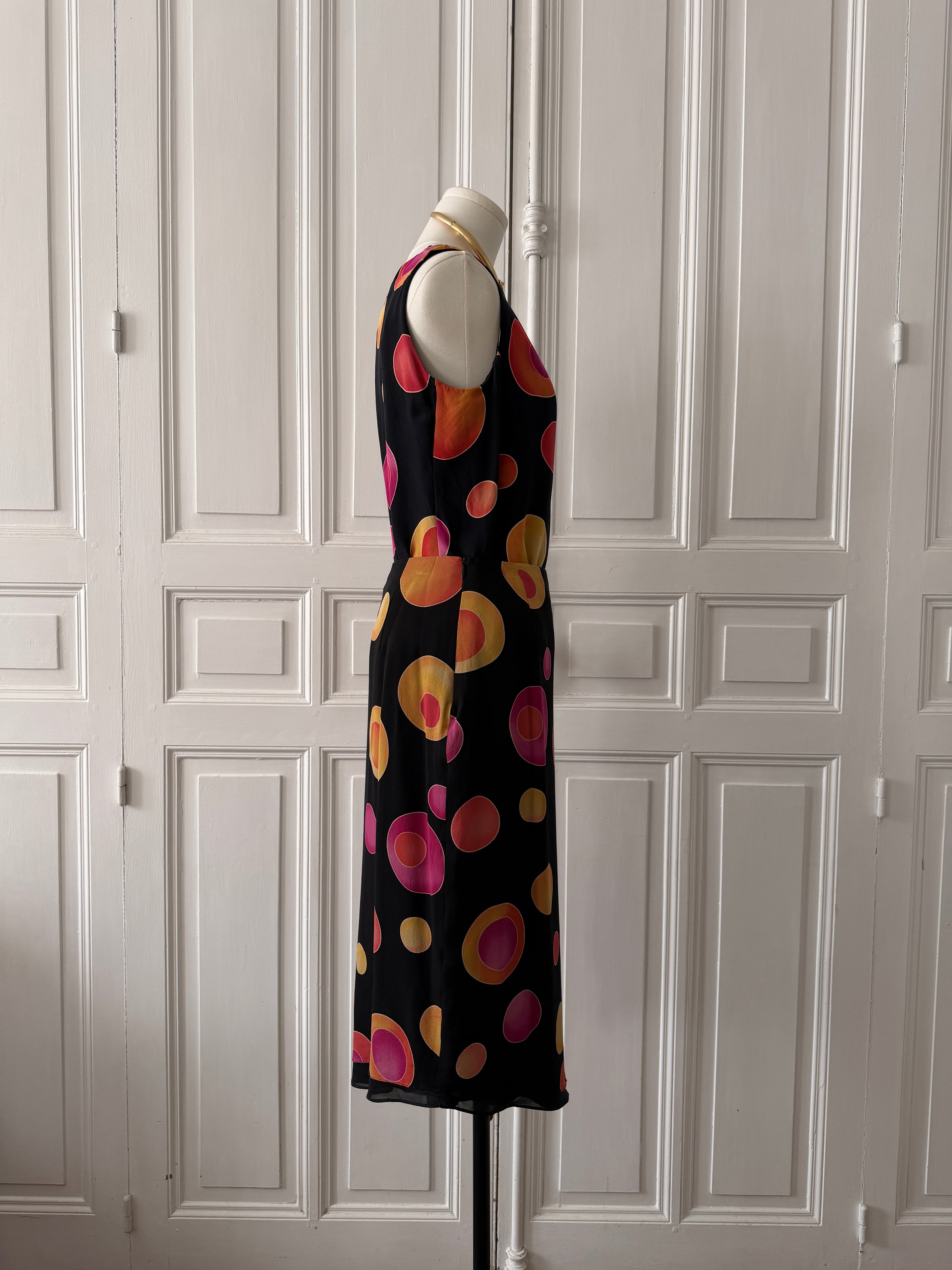 LOUIS FÉRAUD Ensemble top et jupe en soie taille 38
