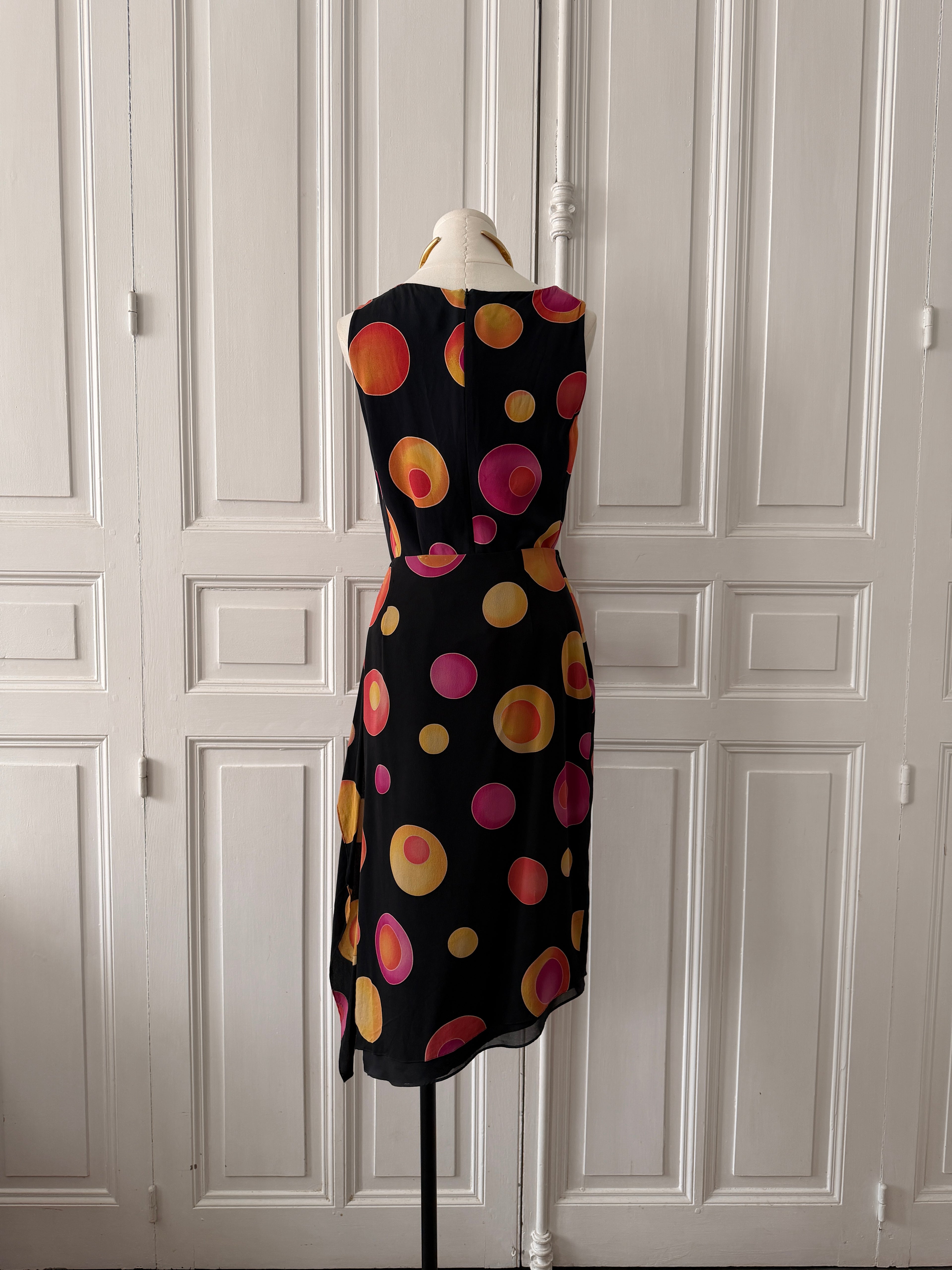 LOUIS FÉRAUD Ensemble top et jupe en soie taille 38