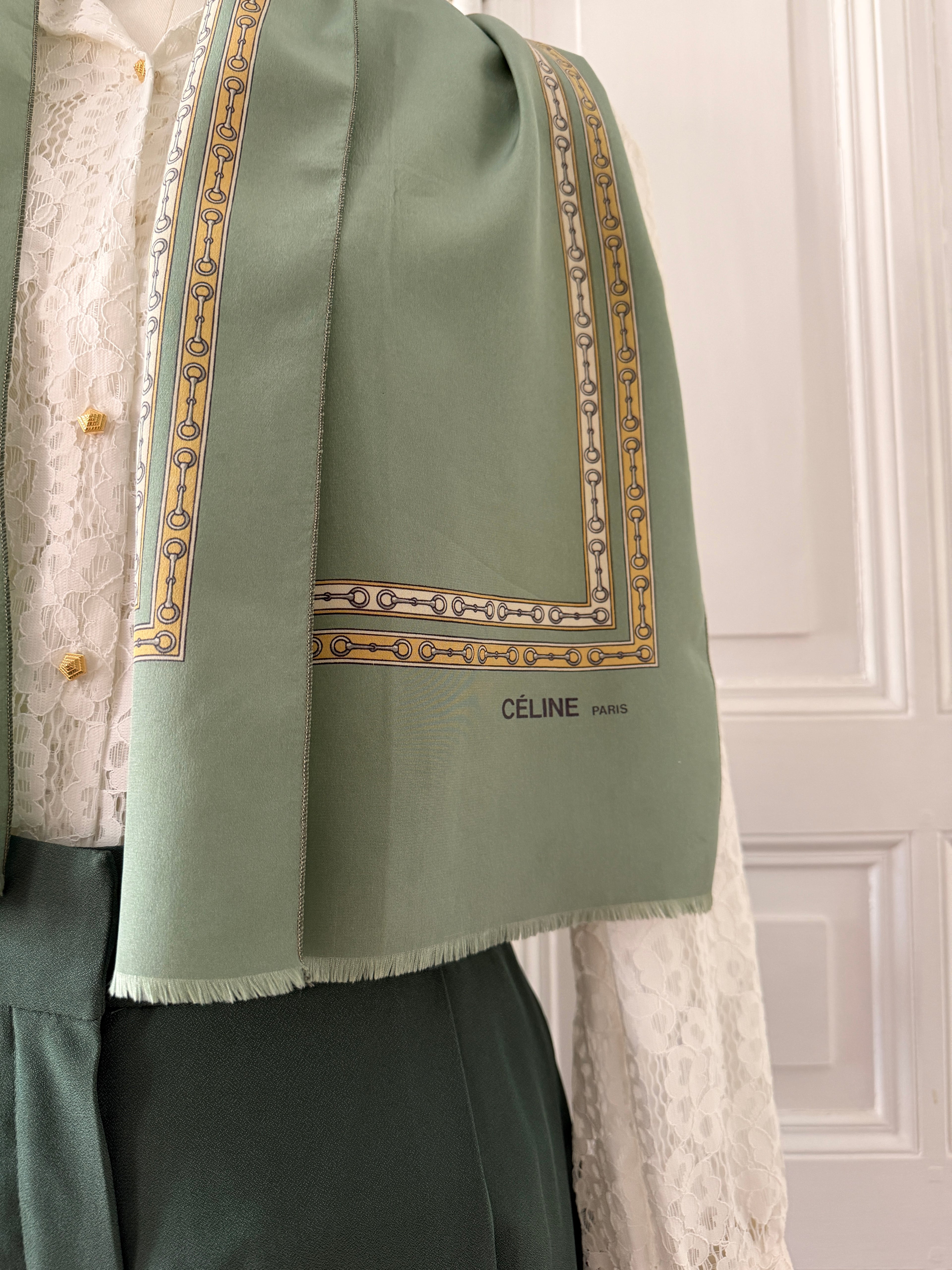 CÉLINE Foulard en soie