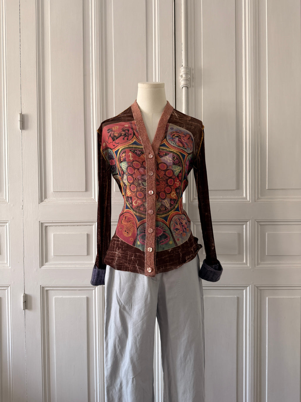 JEAN PAUL GAULTIER Veste en mesh astro rare taille L