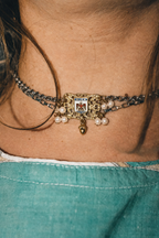 EMMA VERDIER KREMER- Collier Ras de cou ☀️ Nice- Collection le Train Bleu