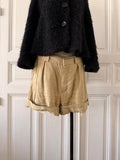 CHLOE Short lin beige taille 38