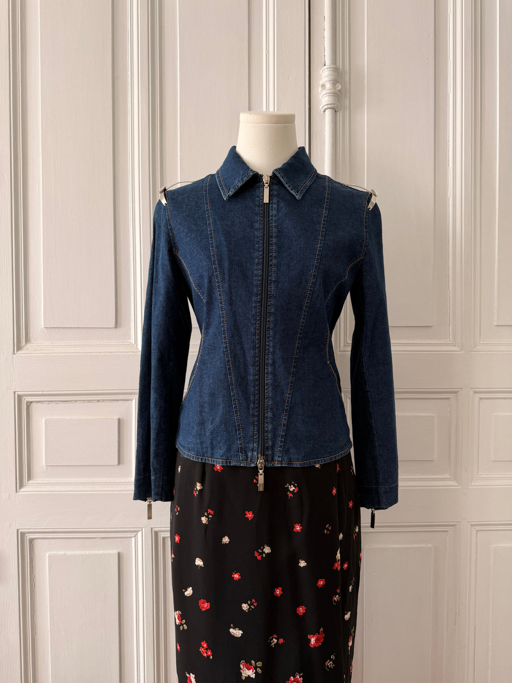 ROCCOBAROCCO JEANS veste en jeans bleu brut taille 30