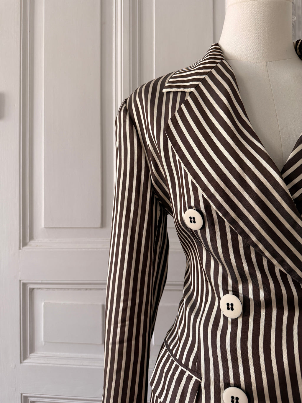 GIANFRANCO FERRE studio blazer rayé 36