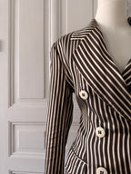 GIANFRANCO FERRE studio blazer rayé 36