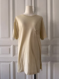 CHRISTIAN DIOR T-shirt en coton beige taille 42
