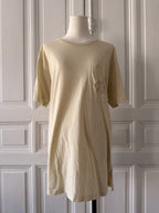 CHRISTIAN DIOR T-shirt en coton beige taille 42