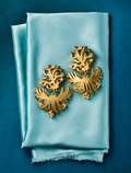 BALENCIAGA Boucles plaquées or et strass