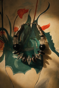 Y2K collier perles XXL
