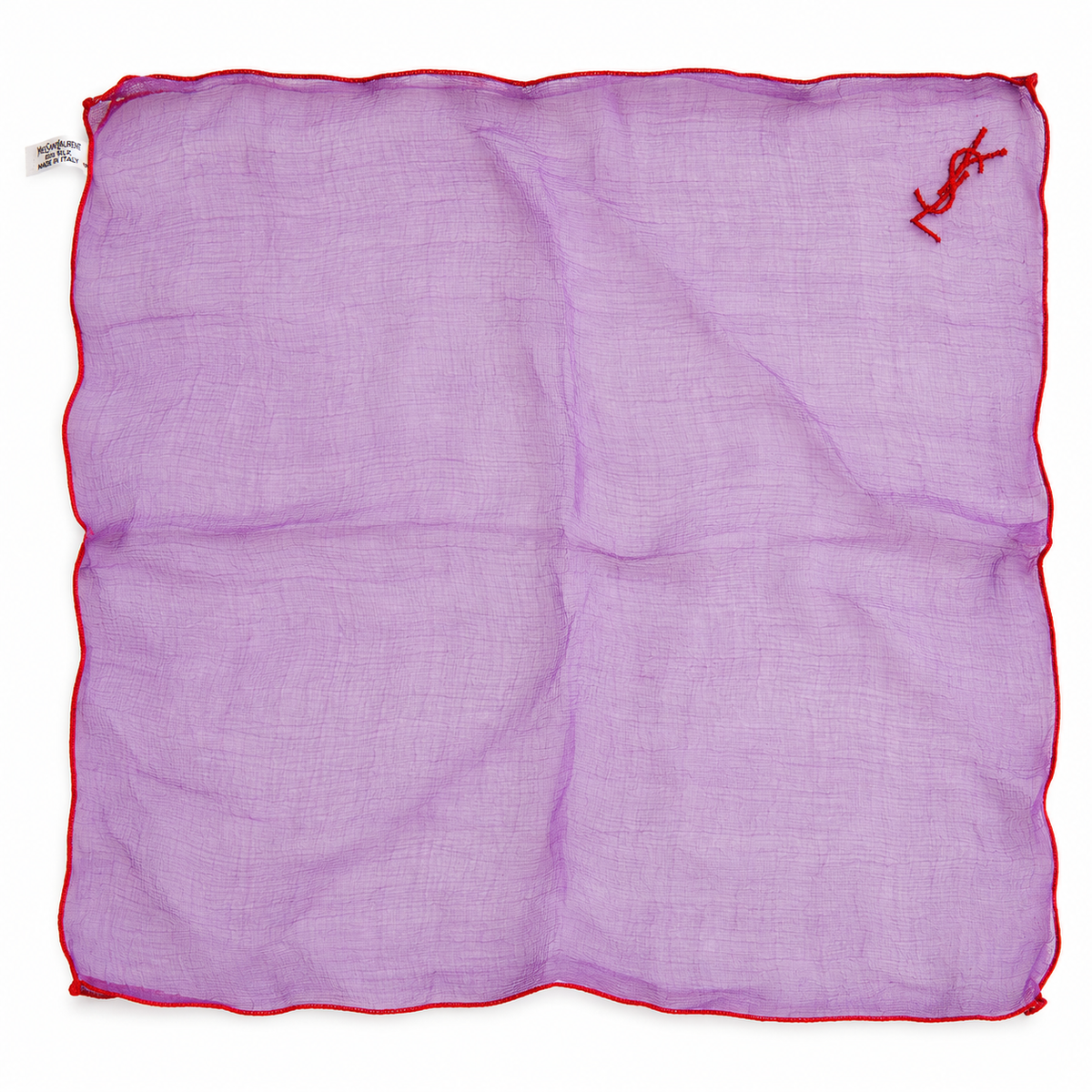 YSL Petit foulard violet