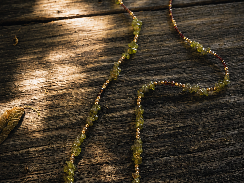 ARTisanat sautoir pierres naturelles