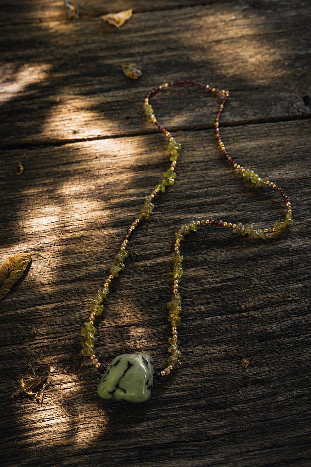 ARTisanat sautoir pierres naturelles