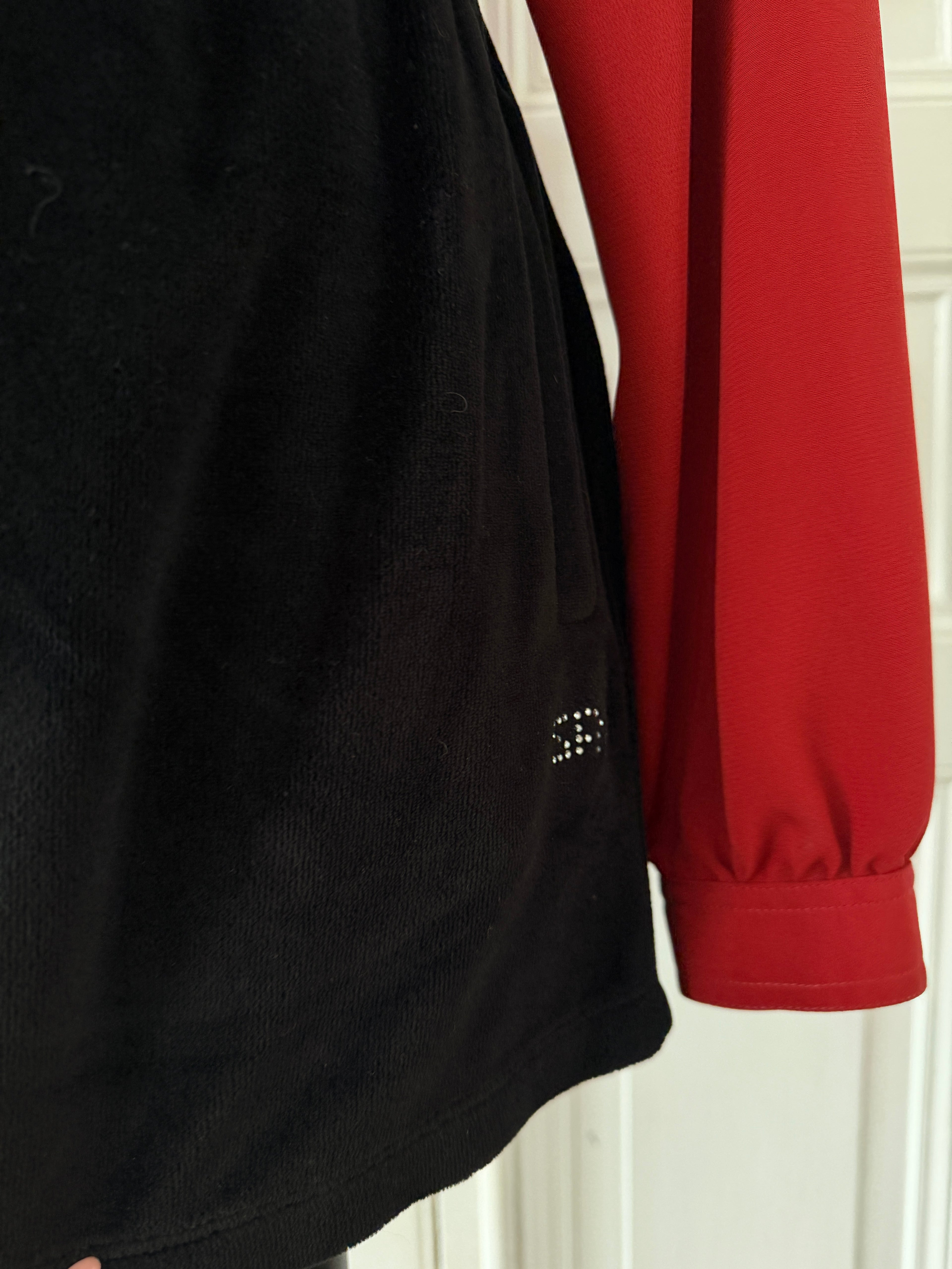 SONIA RYKIEL short en velours noir taille M