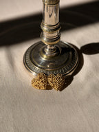 BALENCIAGA Clips cœurs dorés