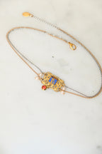 EMMA VERDIER KREMER- Collier Ras de cou ☀️ Saint-Raphaël- Collection le Train Bleu