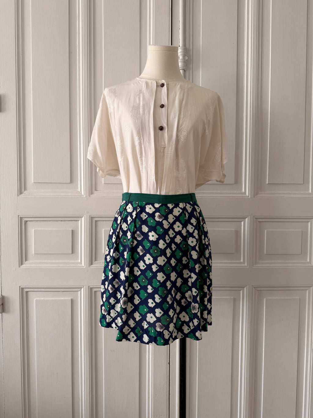 CLAUDIE PIERLOT jupe à motif taille 36